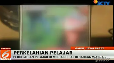 Perkelahian yang diuanggah di media sosial Instagram Lambe_Julid diselidiki aparat Polsek Limbangan, Garut.