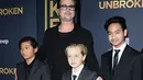 Sebagai seorang sahabat, ia juga berharap setelah Brad Pitt dipertemukan dengan keenam anaknya akan membawa dampak baik untuk permasalahan yang sedang dihadapinya ini. (AFP/Bintang.com)