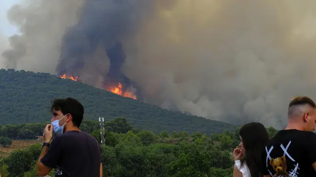 Kebakaran Hutan Terus Meluas ke Seluruh Spanyol