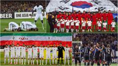 Berikut ini empat negara Asia yang sudah memastikan diri lolos ke Piala Dunia 2018 dan dua negara yang akan bertarung untuk mendapatkan tempat lagi melalui playoff. (Kolase foto-foto dari AFP)