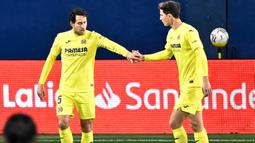 Dani Parejo - Pemain senior di tim Villarreal ini merupakan pilar penting di lini tengah. Jika skuat Manchester United lengah dan gagal menghentikan pergerakannya bisa jadi pemain berusia 32 tahun itu akan menjadi mimpi buruk skuat asuhan Ole Gunnar Solksjaer di final. (AFP/Jose Jordan)