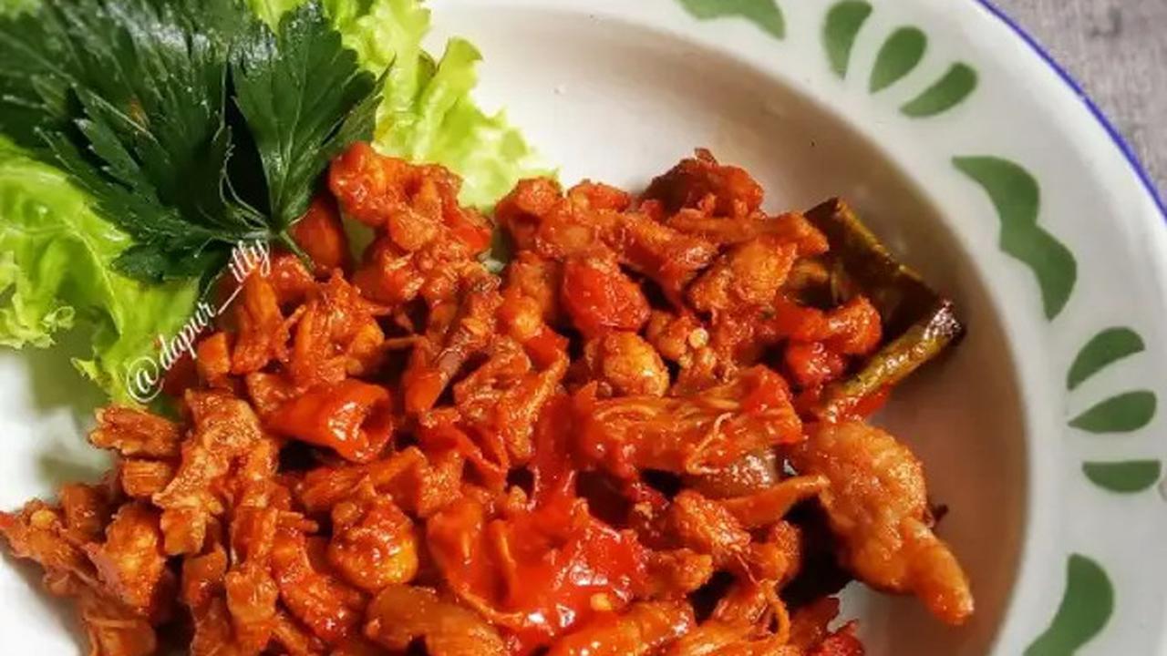 Ilustrasi Ayam Suwir Balado