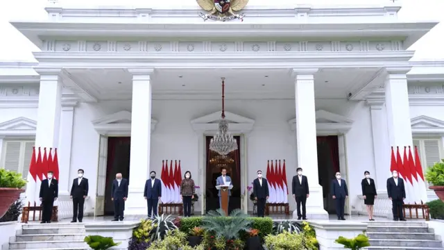 Pengenalan Dewan Pengawas dan Direksi Lembaga Pengelola Investasi (LPI). (Foto: Biro Pers Setpres/Lukas)