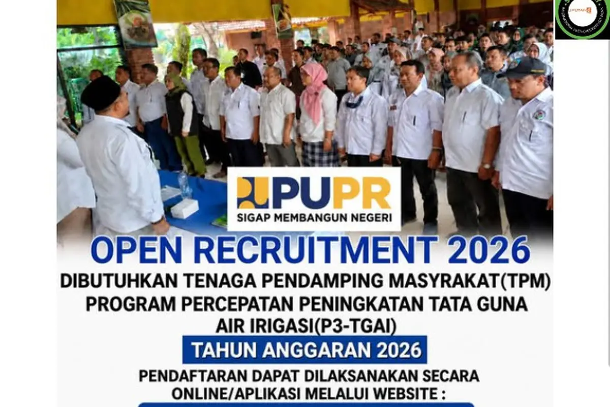 Cek Fakta Liputan6.com menemukan klaim link open recruitment Kementerian PUPR 2026
