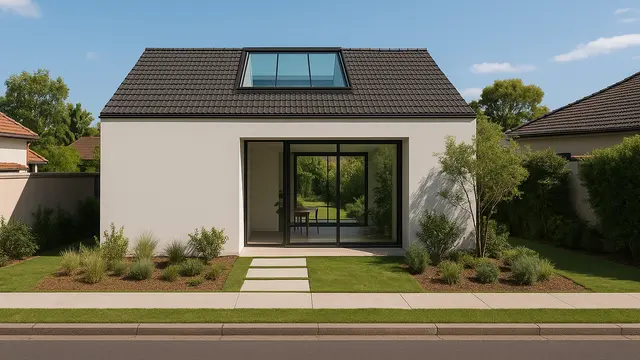 Model Rumah Tanpa Jendela Depan Tapi Tetap Terang/via AI