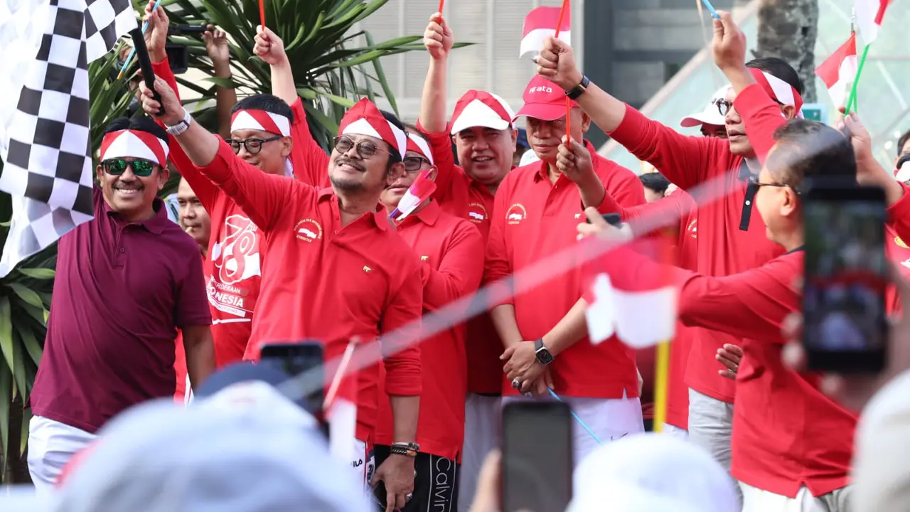 Rayakan HUT RI ke-78, Mentan SYL Bakar Semangat Pekerja Sektor Pertanian Jaga Kedaulatan Indonesia
