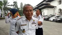 Kepala Balai Pengelolaan LLAJ wilayah III Dishub Jabar Abduh Hamzah. (Liputan6.com/ Huyogo Simbolon)