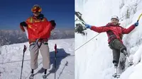(Foto: Next Shark) Xia Boyu tercatat sebagai orang kedua di dunia yang berhasil mencapai puncak Everest walaupun kakinya diamputasi ganda.
