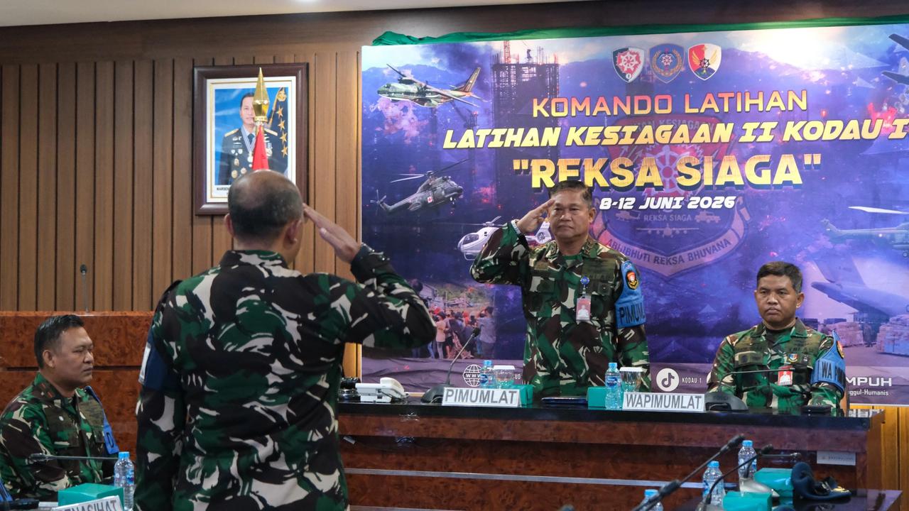 FOTO: Pangkoopsudnas Buka Latihan Reksa Siaga Kodau I 2026