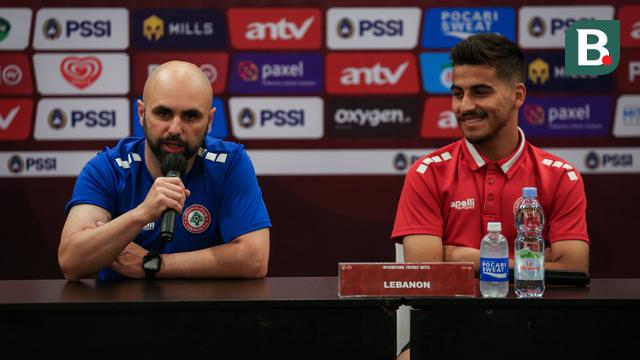 Konferensi Pers Prematch Laga Uji Coba Timnas Indonesia U-22 Vs Timnas Lebanon U-22
