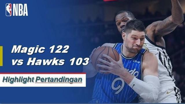 Nikola Vucevic membukukan 29 poin dan 14 papan saat Orlando menjatuhkan Atlanta