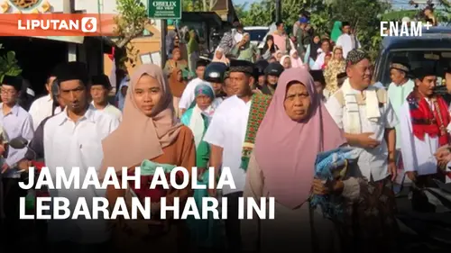 VIDEO: Ribuan Jamaah Masjid Aolia Gunung Kidul Gelar Salat Idul Fitri Hari Ini