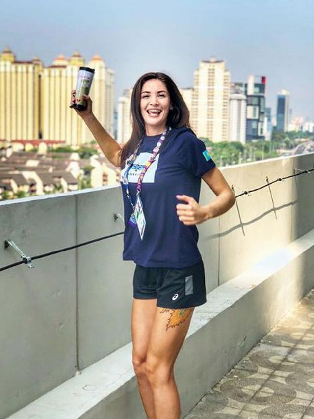 Tak Kalah dari Sabina, Ini Atlet Voli Cantik Kazakhstan yang Memesona