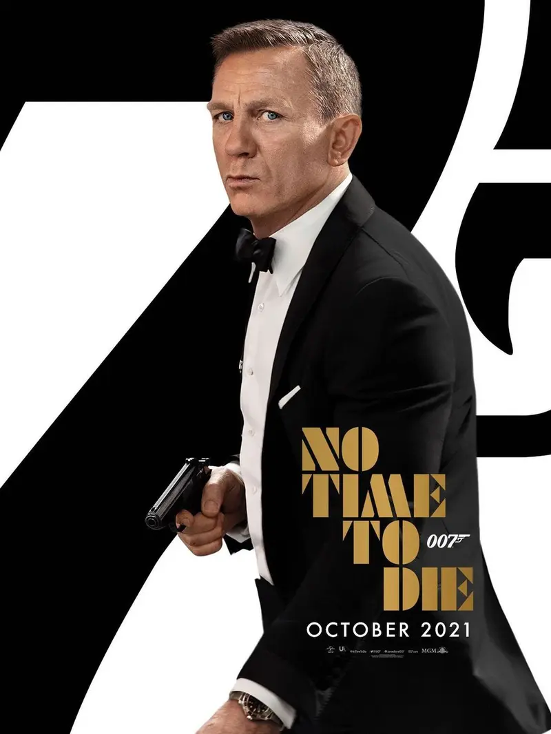 Poster No Time To Die terbaru. (Foto: Instagram @007)