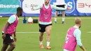Pertandingan itu tentu tidak mudah sehingga tim yang dipimpin Marcel Sabitzer tidak ingin meremehkannya. (AP Photo/Markus Schreiber)