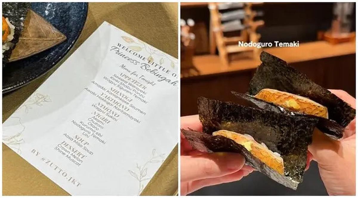 6 Potret Menu Omakase Erina Gudono, Ada yang Harganya Capai Rp 3 Juta