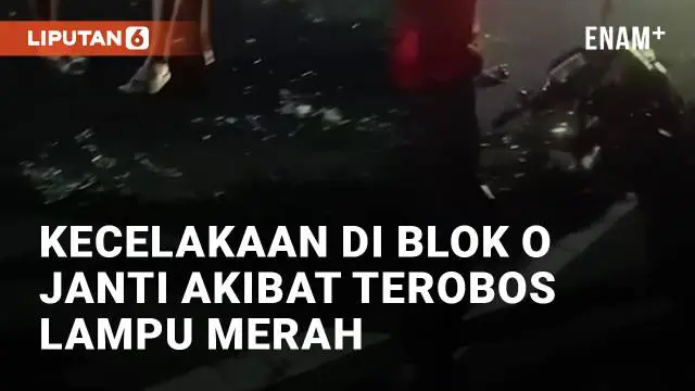 VIDEO: Kecelakaan di Blok O Janti Banguntapan Akibat Terobos Lampu Merah