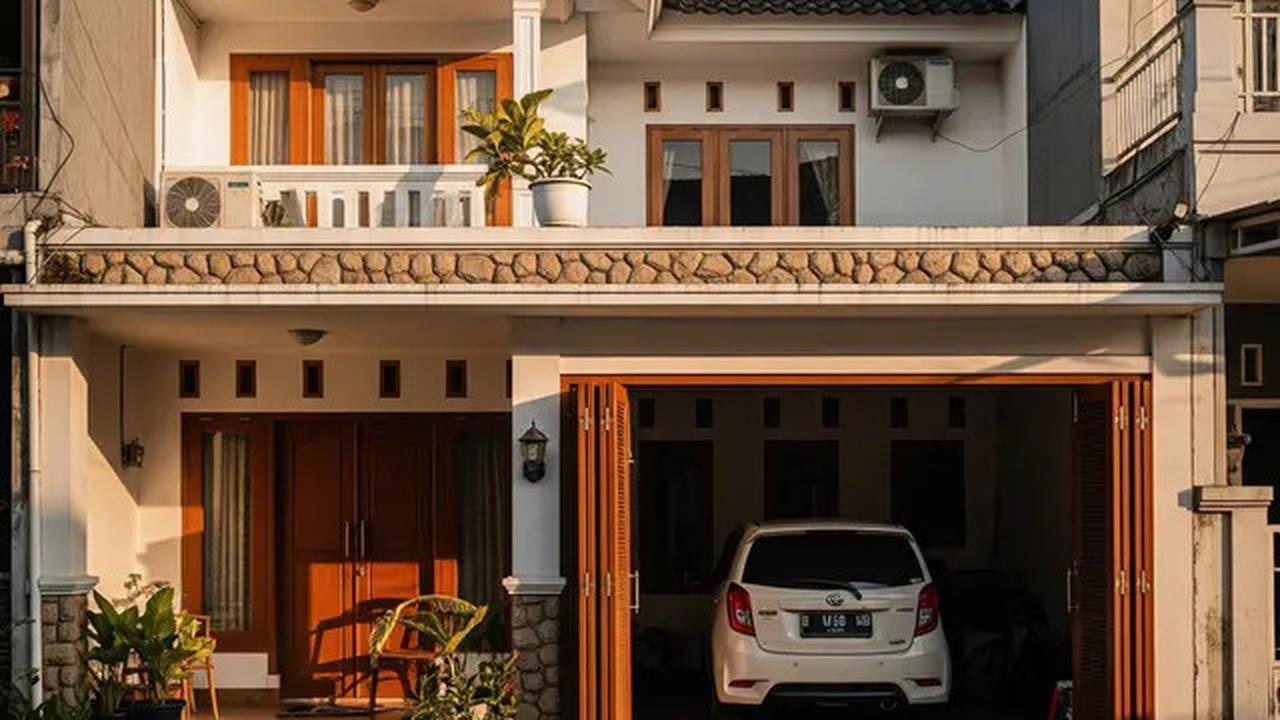 10 Desain Rumah Sempit Ada Garasi Mobil Kecil, Solusi Lahan Terbatas