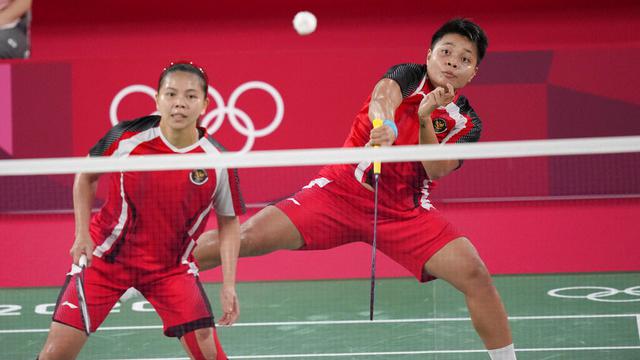 Foto: Singkirkan Ganda Korea Selatan, Greysia Polii/ Apriyani Rahayu Ukir Sejarah Lolos ke Final Olimpiade Tokyo 2020