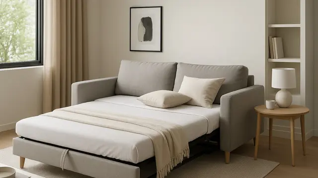 Desain Rumah Minimalis Modern dengan Furnitur Multifungsi (created by AI)