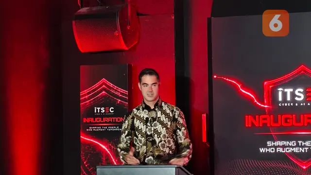 CEO ITSEC Asia, Patrick Rudolf Dannacher, di peluncuran ITSEC Cyber & AI Academy di Jakarta. Liputan6.com/Iskandar