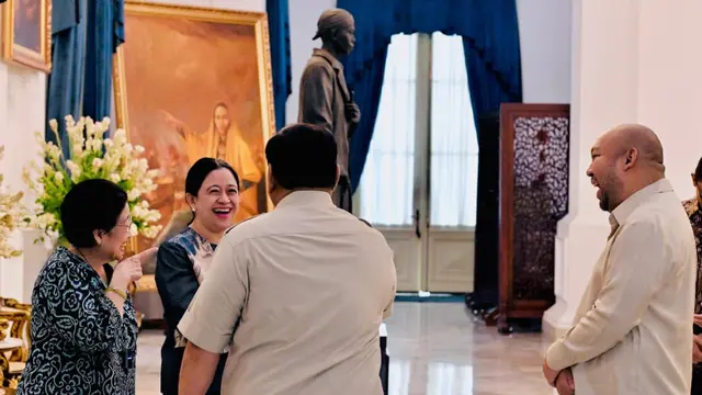 Presiden Prabowo Subianto Bertemu Megawati di Istana Merdeka