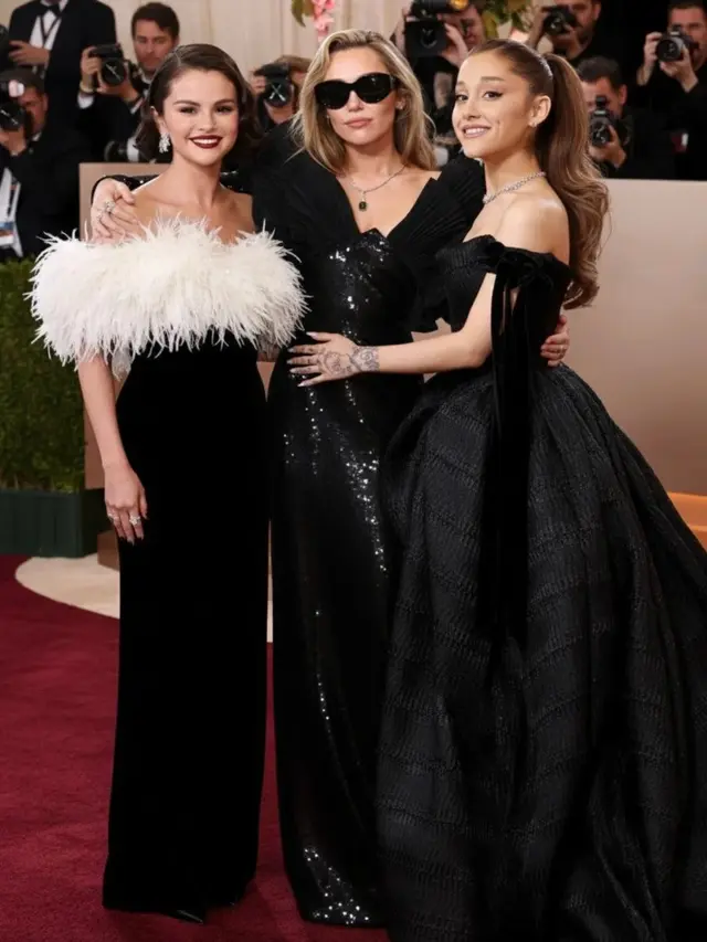 Gaya Kompak Selena Gomez & Miley Cyrus, Bestie Disney Reuni  di Golden Globe Awards 2026