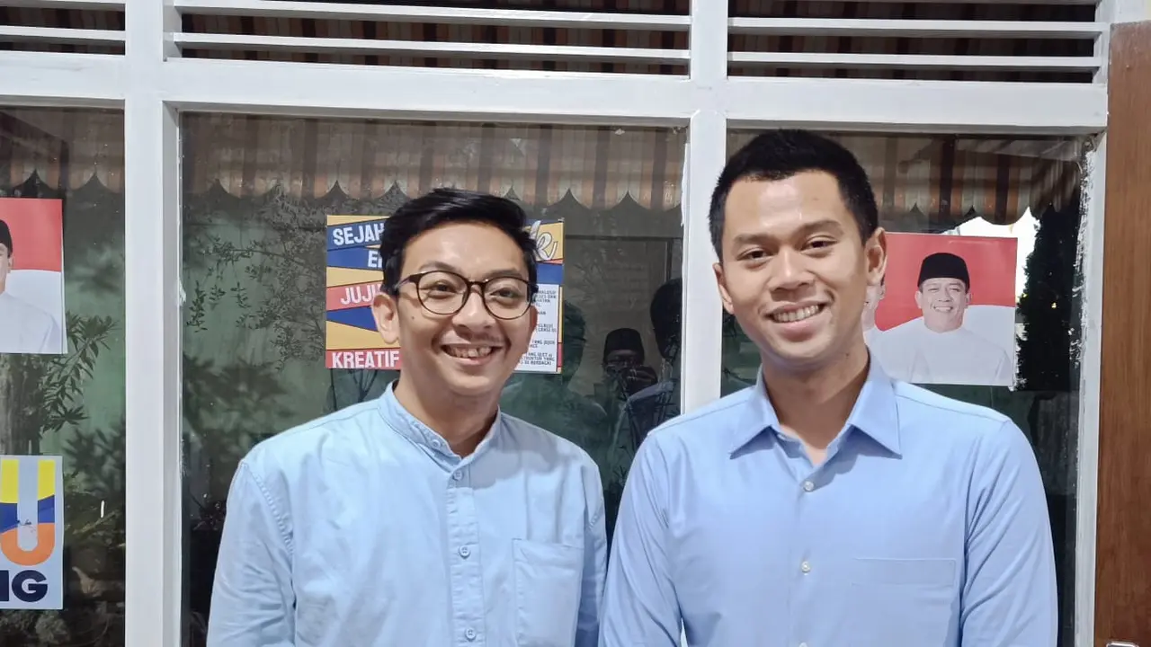Calon Wali Kota Batu, Firhando Gumelar (kanan).