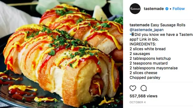 Resep Bekal Sekolah Sederhana, Roti Gulung Sosis