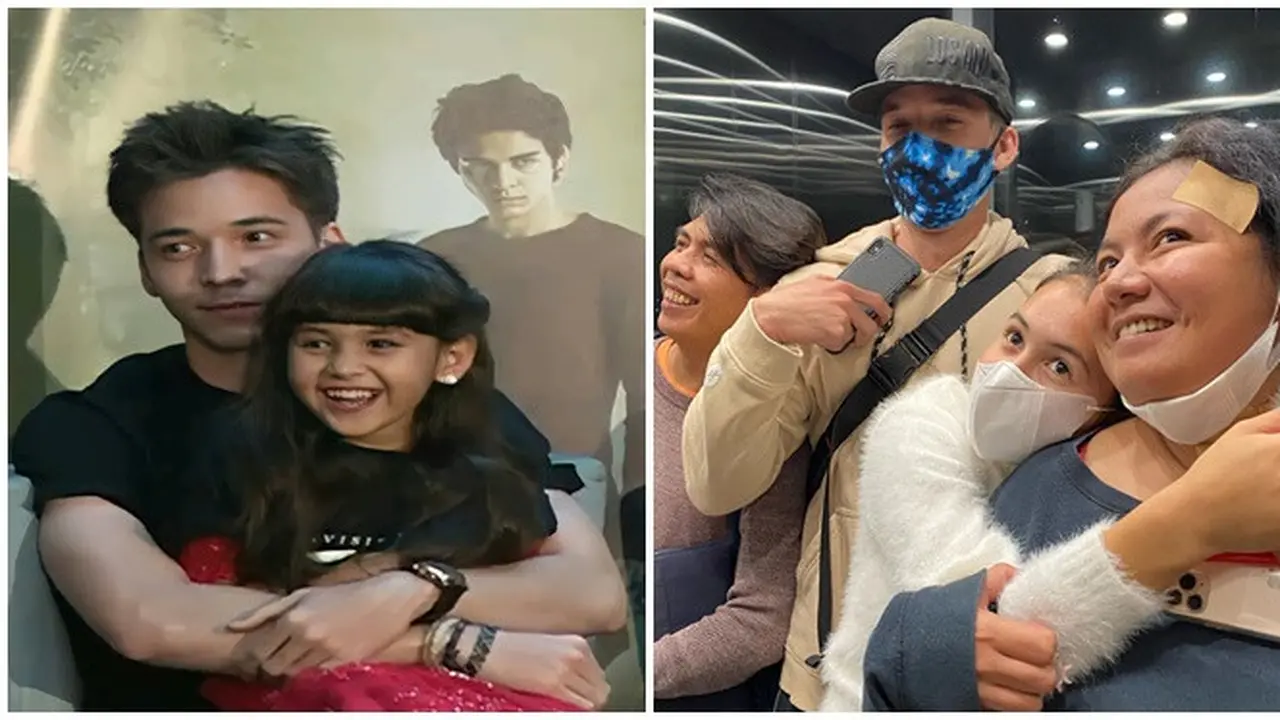 6 Momen Temu Kangen Stefan William dan Sandrinna Michelle, Melepas Rindu