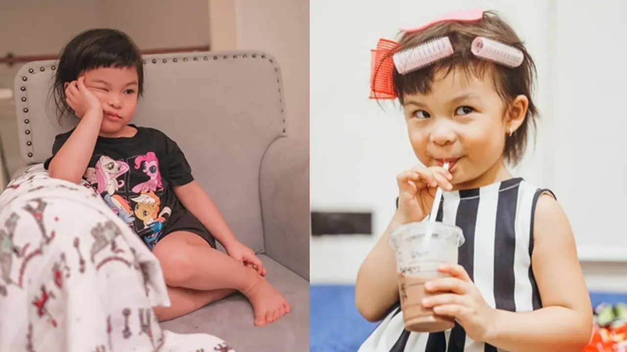6 Potret Aksi Kocak Nastusha Anak Glenn Alinskie dan Chelsea Olivia, Bikin Gemas