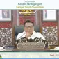 Kepala Staf Kepresidenan (KSP) Moeldoko dalam webinar Kondisi Perdagangan Kelapa Sawit Nusantara, Kamis (21/7/2022).