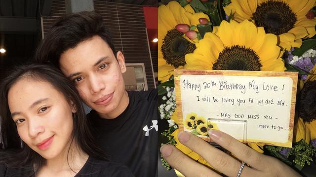 Viral pria hadiahkan make up untuk pacar