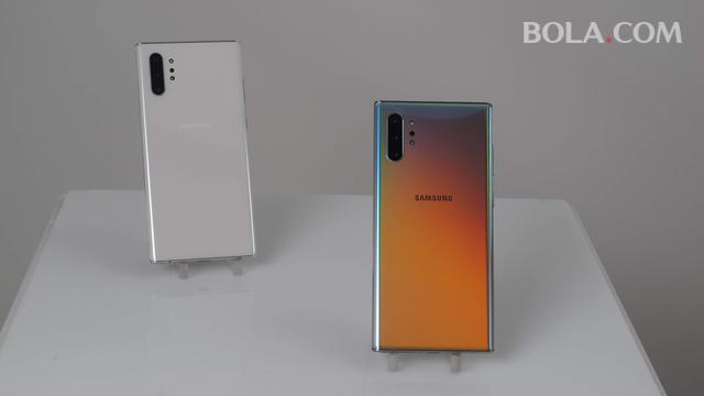 Samsung Galaxy Note 10 Plus. Liputan6.com/Istiarto Sigit Nugroho