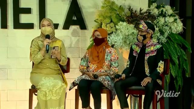 Talkshow bersama Ketua Dekranasda Tarakan, desainer label Danjyo Hiyoji, dan perajin batik Tarakan.
