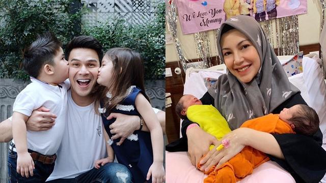 6 Selebriti Indonesia Ini Dikaruniai Anak Kembar Bikin Gemas Hot Liputan6 Com