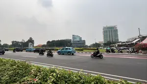 Kondisi Tugu Tani Jelang Demo Hari Ini