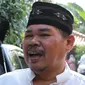 Mat Solar tidak dapat menyembunyikan kesedihannya.(Galih W Satria/Bintang.com)