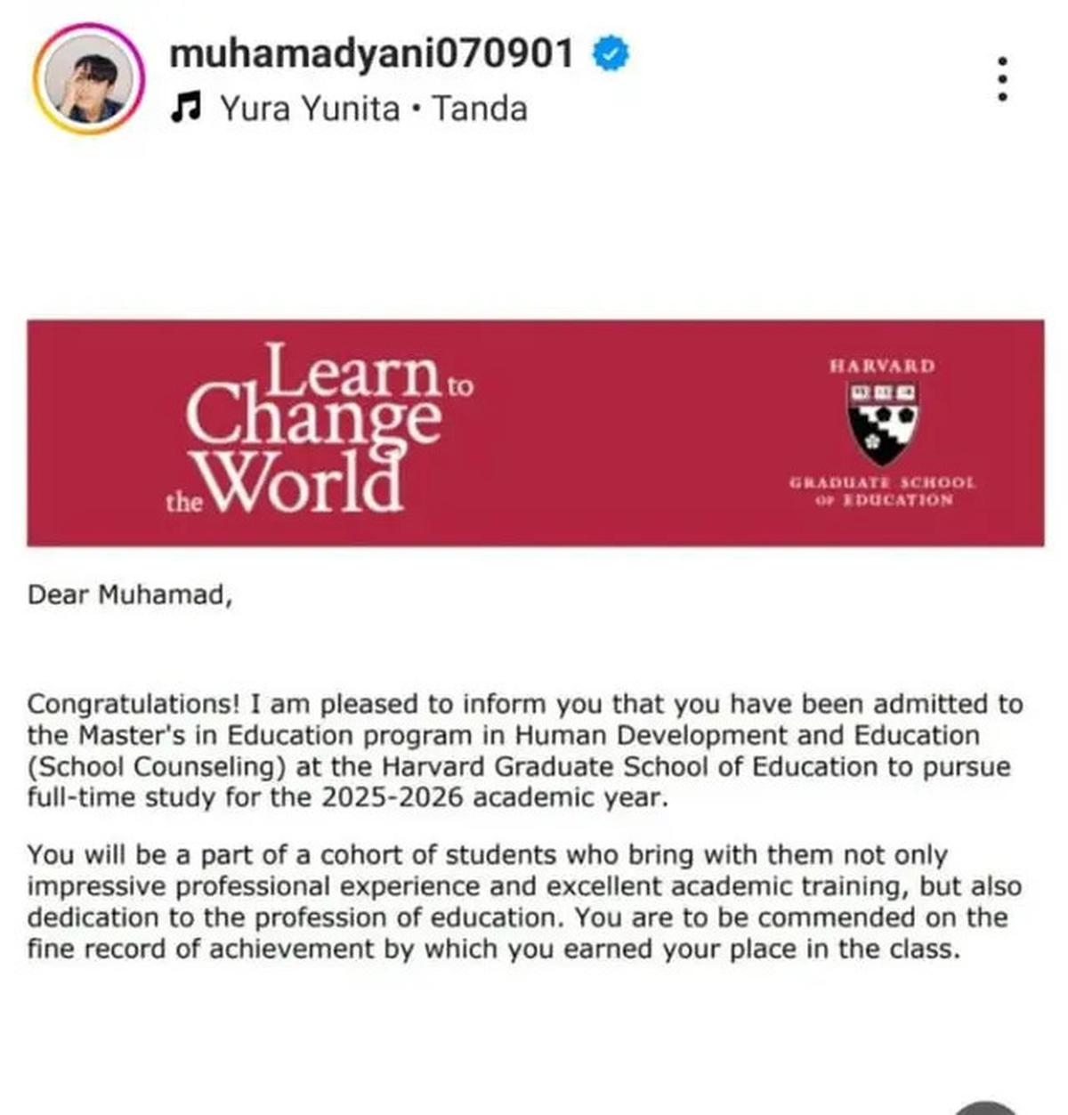 Cerita Anak Penjual Nasi Goreng dari Pandeglang Diterima Kuliah S2 di Harvard