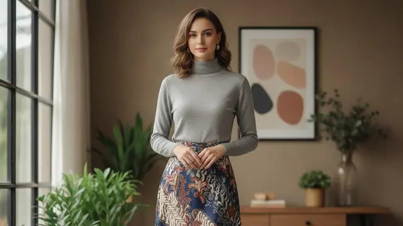Rok Batik Midi Cocok dengan Baju Apa? Ini 9 Pilihan yang Bikin Penampilan Makin Stylish
