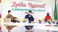 Kemenag mengumumkan pemenang lomba iluminasi mushaf al quran. (Istimewa)