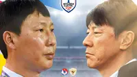 Piala AFF 2024 - Vietnam Vs Timnas Indonesia - Duel Pelatih: Kim Sang-sik Vs Shin Tae-yong (Bola.com/Adreanus Titus)