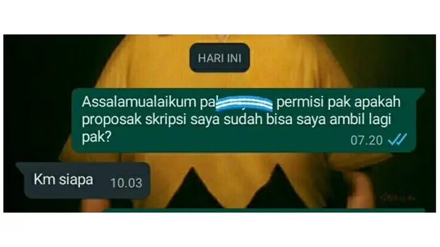 Chat Iseng 6 Dosen Ini Bikin Mahasiswa Bingung, Mikir Keras