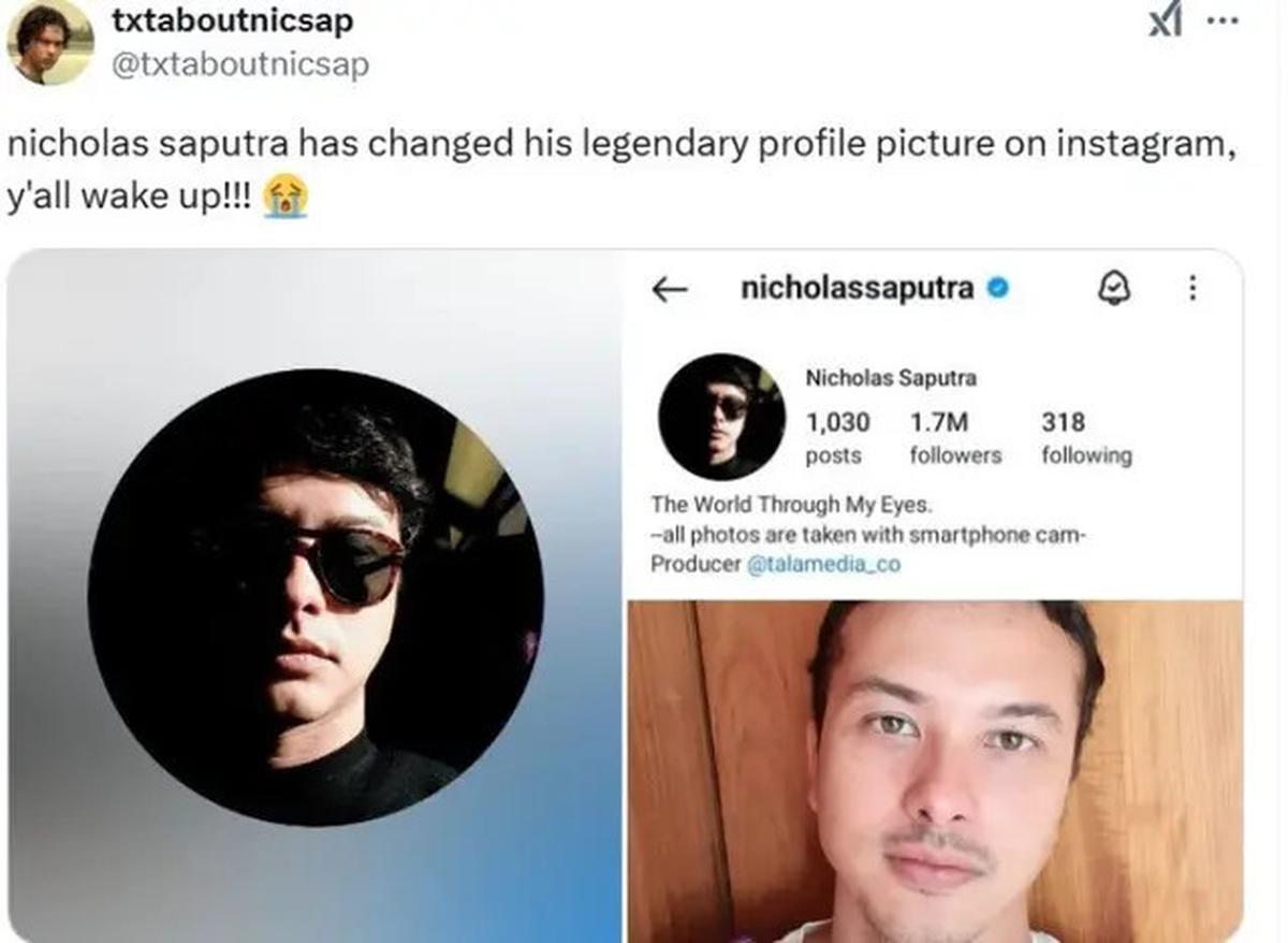 Nicholas Saputra Ganti Profil IG Setelah 6 Tahun, Disebut Mirip Atta Halilintar
