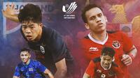 SEA Games - Duel Lini Depan - Thailand Vs Timnas Indonesia U-23 (Bola.com/Adreanus Titus)