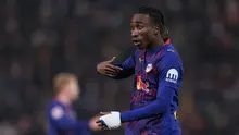 Yan Diomande memilih tetap tenang ditengah gembornya rumor transfer dirinya. (AFP)