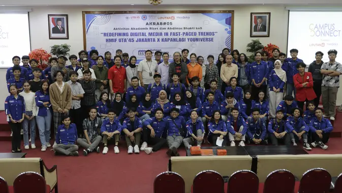 Temu Mahasiswa dalam Campus Connect di Universitas 17 Agustus 1945 Jakarta: Kupas Tuntas Dinamika Media Digital Hari Ini
