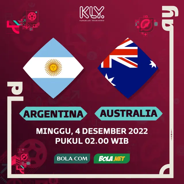 Piala Dunia 2022 - Prediksi Argentina Vs Australia