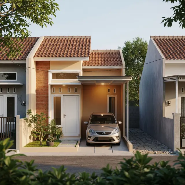 9 Desain Rumah 6x12 dengan Carport Mini, Solusi Hunian Minimalis Modern 9 Desain Rumah 6x12 dengan Carport Mini, Solusi Hunian Minimalis Modern