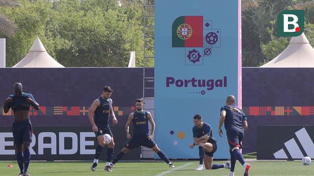 Latihan Timnas Portugal